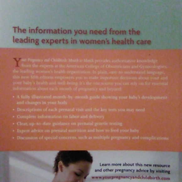 New YOUR PREGNANCY and CHILDBIRTH month to month 5th edition. - Picture 5 of 6